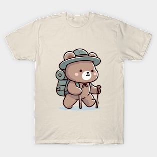 Cute bear Hiking T-Shirt